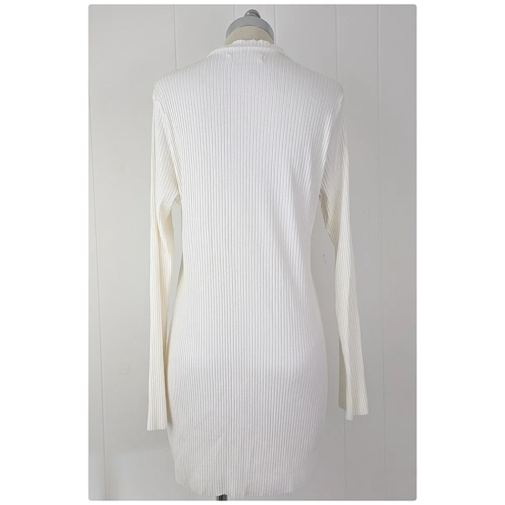 Hackwith Design Tunic Rib Slit Top - Picture 4 of 7